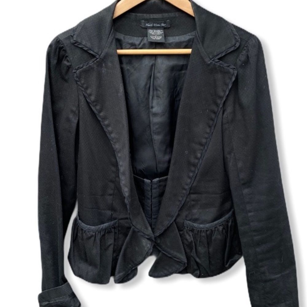 Heart Moon Star Black‎ Blazer